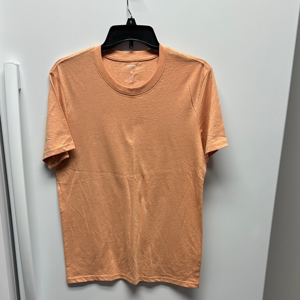 Four Sonoma Women's Peach, Purple, Pink, Light Tan Short Sleeve Tee Shirts